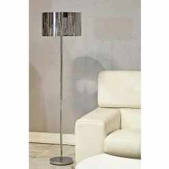Top 10 🎉 ATHM Design Lampadaire NY Argent - abat jour metal pieds metal 😉 -Optonica Soldes 8790263102277 2