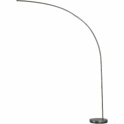 Meilleure affaire ⌛ ATHM Design Lampadaire NOVAK Gris - pieds metal ⌛