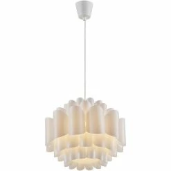 Meilleur prix ✨ ATHM Design Suspension JESSIKA Blanc - abat jour Polypropylène 🌟 -Optonica Soldes 8790266255031 4