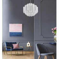 Meilleur prix ✨ ATHM Design Suspension JESSIKA Blanc - abat jour Polypropylène 🌟 -Optonica Soldes 8790266255031 7