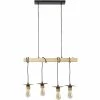 Coupon 🧨 ATHM Design Suspension DETRA Marron - Bois et Metal 🎉
