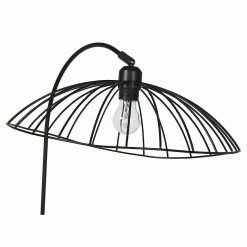 Promo ⭐ ATHM Design Lampadaire TULMA Noir - abat jour Metal Noir pieds Metal Noir ❤️ -Optonica Soldes 8790266422303 5