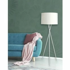Offres 🔥 ATHM Design Lampadaire MIKADO Blanc - abat jour Tissu pieds Metal 🌟 -Optonica Soldes 8790266505037 4