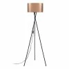 De gros ✨ ATHM Design Lampadaire MIKA Gris et Noir - abat jour PVC cuivre pieds Metal 🎁