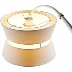 Vente flash 🤩 ATHM Design Lampadaire MORITZ Blanc - abat jour Tissu pieds metal 🎁 -Optonica Soldes 8790266611035 3