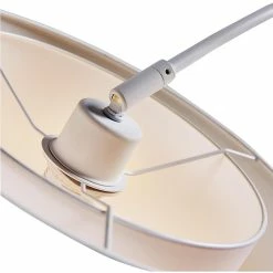 Vente flash 🤩 ATHM Design Lampadaire MORITZ Blanc - abat jour Tissu pieds metal 🎁 -Optonica Soldes 8790266611035 5