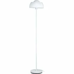 Sortie 🥰 ATHM Design Lampadaire AKI Blanc - abat jour Metal pieds metal 🔔
