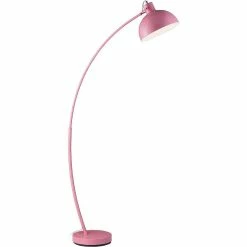 Promo 👏 ATHM Design Lampadaire CARMELLA Rose - abat jour Metal pieds Metal 🧨