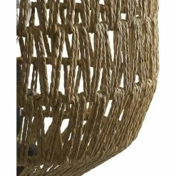 De gros 🎁 ATHM Design Lampadaire CHICAGO Beige - abat jour Rotin pieds Metal Noir 🔔 -Optonica Soldes 8790266752301 4