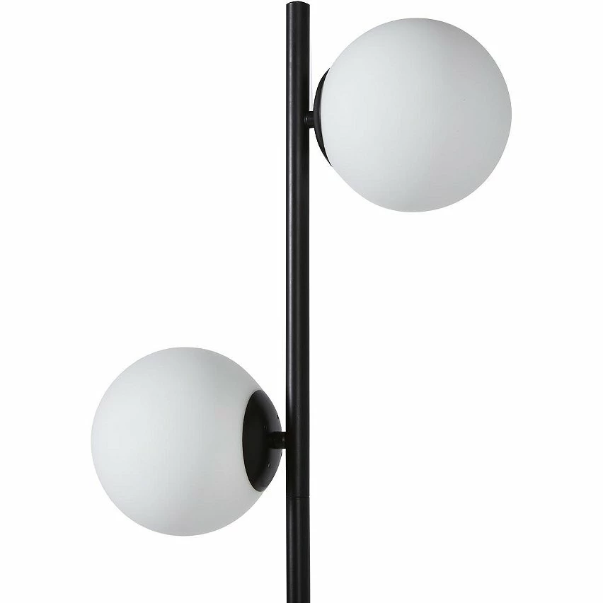 Acheter ⌛ ATHM Design Lampadaire RETRO Noir - abat jour verre pieds metal brossé ⌛ 3 Acheter ⌛ ATHM Design Lampadaire RETRO Noir - abat jour verre pieds metal brossé ⌛ – Image 3