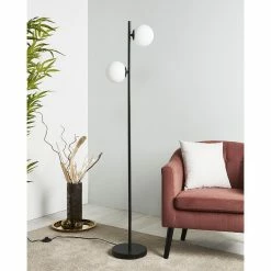 Acheter ⌛ ATHM Design Lampadaire RETRO Noir - abat jour verre pieds metal brossé ⌛ 10 Acheter ⌛ ATHM Design Lampadaire RETRO Noir - abat jour verre pieds metal brossé ⌛ -Optonica Soldes 8790268406301 5
