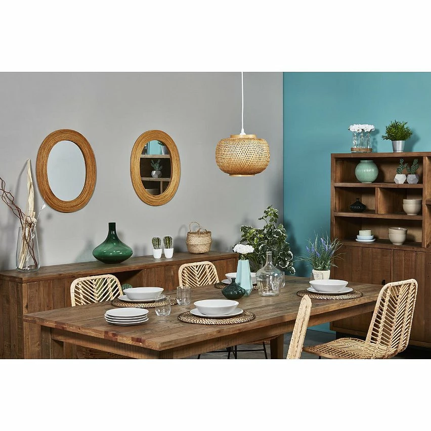 Tout neuf 😉 ATHM Design Suspension PLACIDO Beige - abat jour Bambou 😀 2 Tout neuf 😉 ATHM Design Suspension PLACIDO Beige - abat jour Bambou 😀 – Image 2