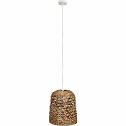 Meilleur prix 👍 ATHM Design Suspension CALICO Beige - abat jour bamboo 🤩 -Optonica Soldes 8790268919825 3